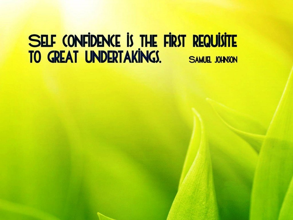 self confidence