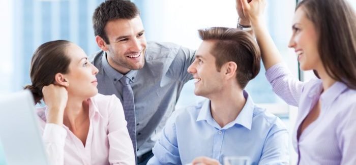 Successful business team