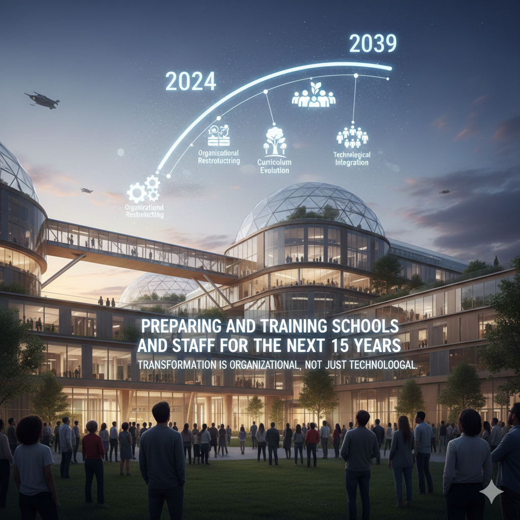 Preparing and Training Schools and Staff for the Next 15 Years Transformation Is Organizational, Not Just Technological