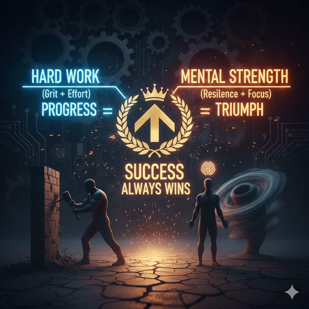 The Two Formulas of Success: Why Hard Work and Mental Strength Always Win