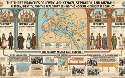The Three Branches of Jewry: Ashkenazi, Sephardi, and Mizrahi — History, Identity, and the Real Story Behind the Modern Middle East Conflict