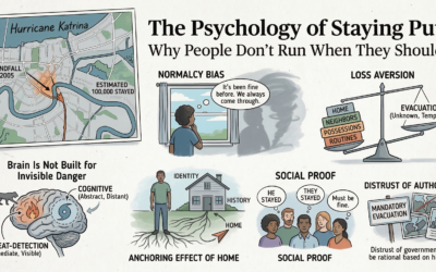 The Psychology of Staying Put: Why People Don’t Run When They Should