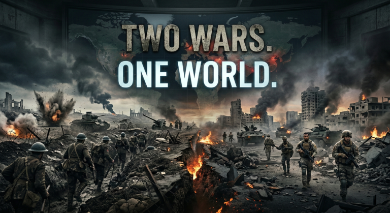 TWO WARS. ONE WORLD.