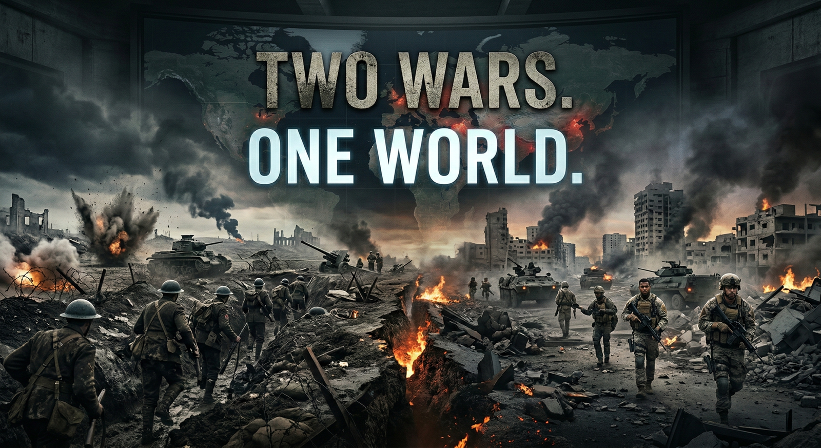 TWO WARS. ONE WORLD.