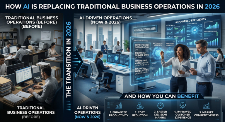 How AI Is Replacing Traditional Business Operations in 2026 (And How You Can Benefit)