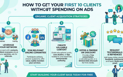 How to Get Your First 10 Clients Without Spending on Ads