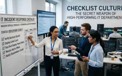 Checklist Culture: The Secret Weapon of High-Performing IT Departments