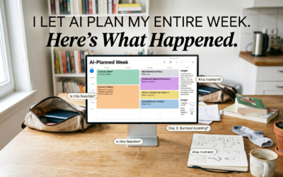 I Let AI Plan My Entire Week. Here’s What Happened.