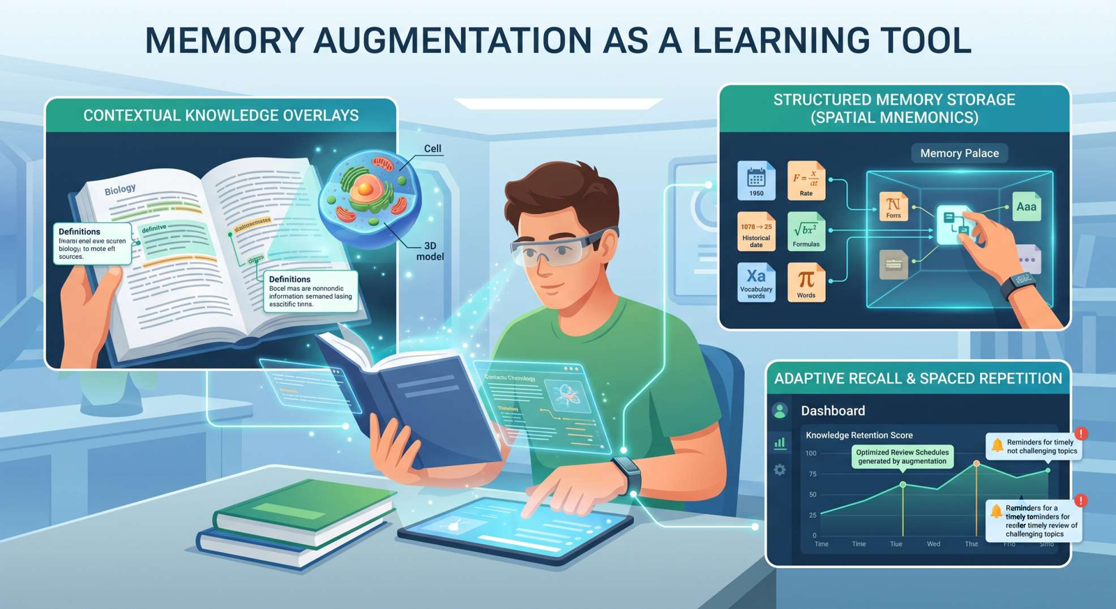 Memory Augmentation as a Learning Tool