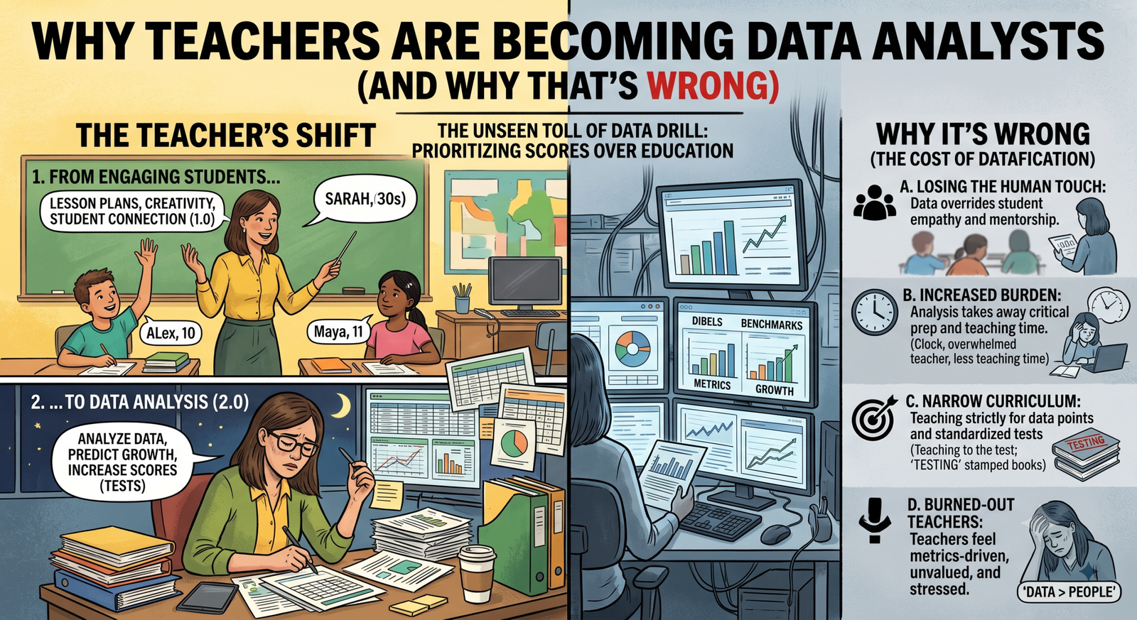 Why Teachers Are Becoming Data Analysts (And Why That's Wrong)