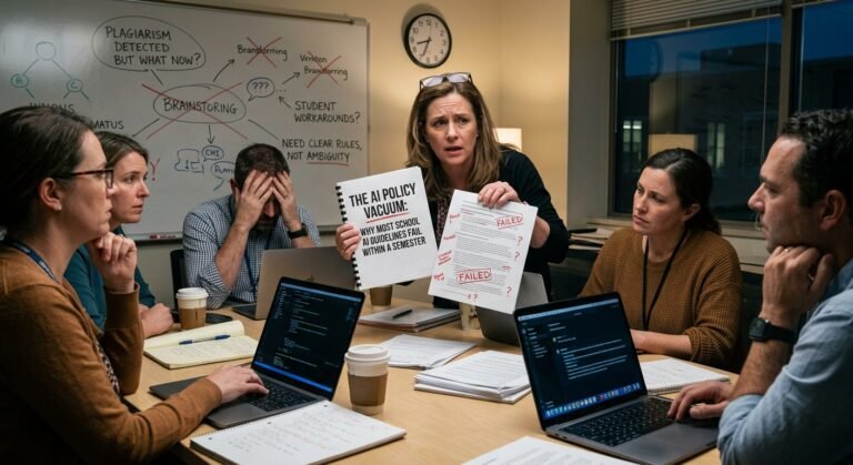 The AI Policy Vacuum: Why Most School AI Guidelines Fail Within a Semester