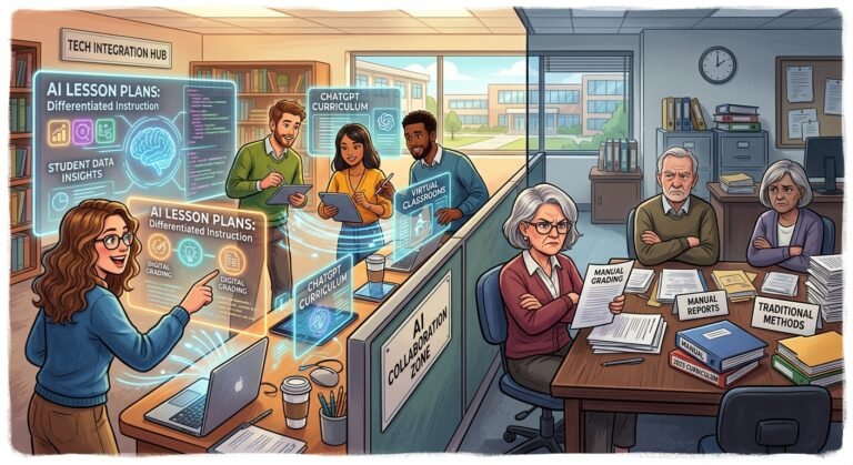 The Two-Speed Staff Problem: When Half Your Teachers Use AI and Half Refuse