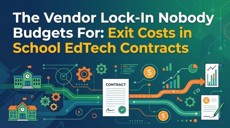 The Vendor Lock-In Nobody Budgets For: Exit Costs in School EdTech Contracts